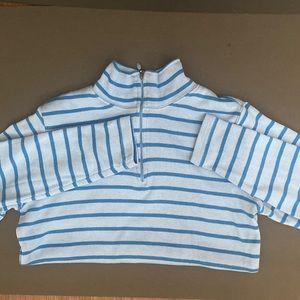 Blue LLBean sweater